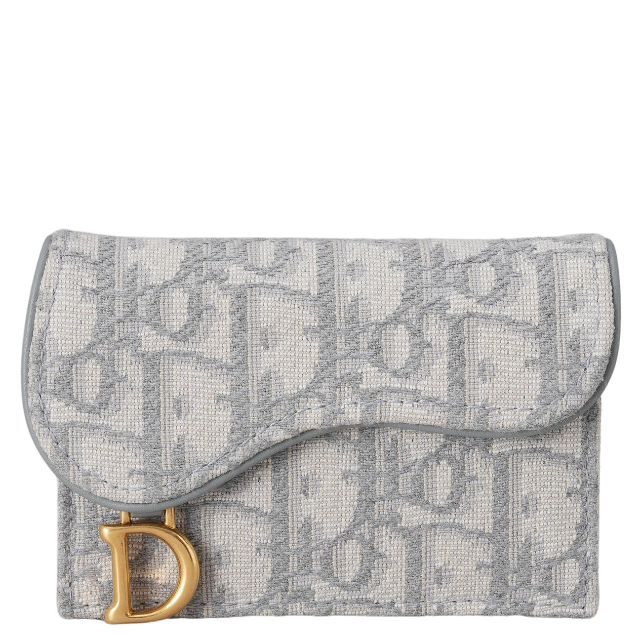 CHRISTIAN DIOR(USED)디올 오블리크 새들 플랩 카드지갑